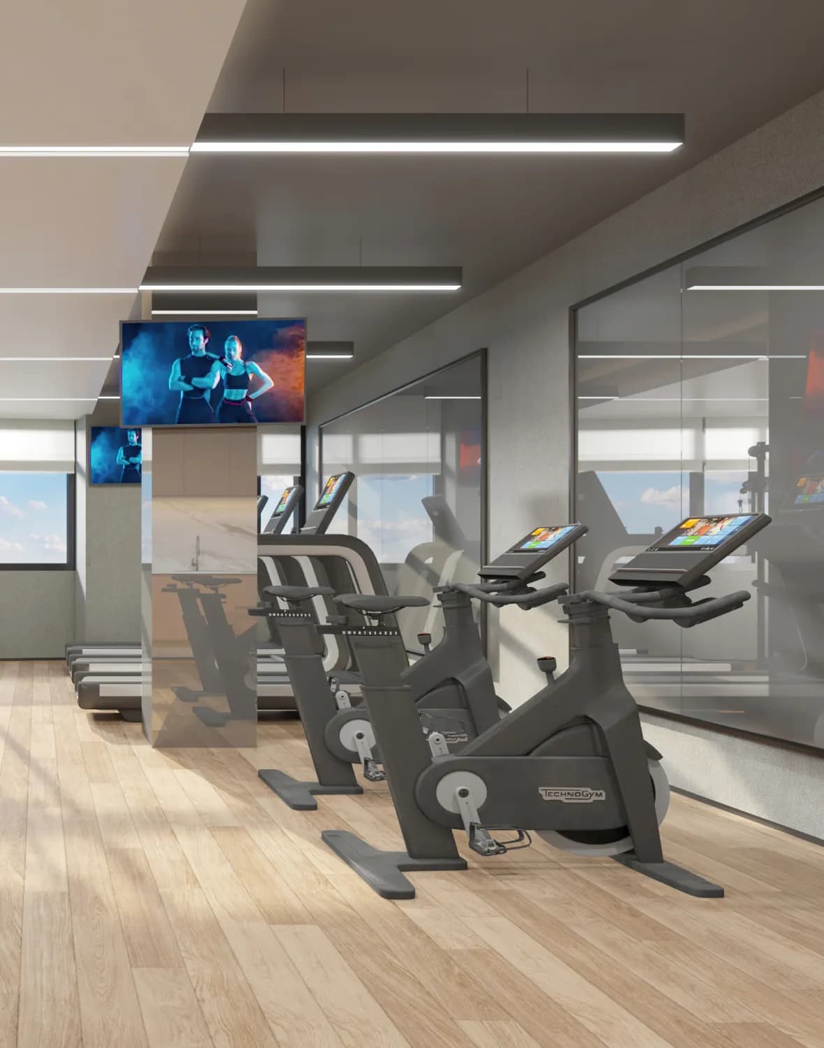 arcadiawoodside amenities fitness center (mobile)